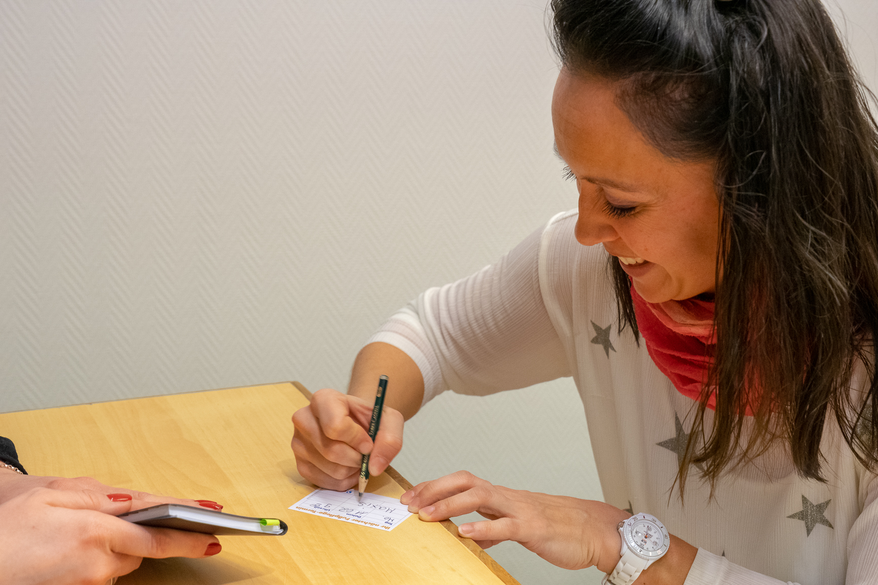 Anmeldung und Rezeption für die Kuranwendungen