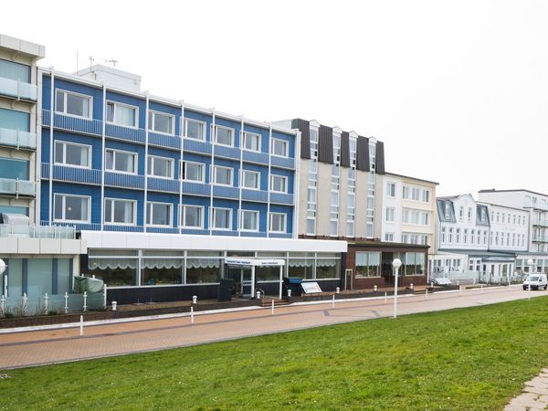 Das Hotel Haus Waterkant und Strandvilla Eils direkt an der Kaiserstraße